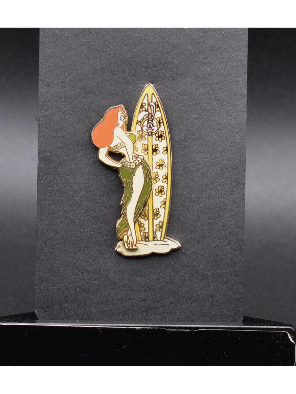 Disney Jessica Rabbit Roger Standing With Surfboard Pin (C4)